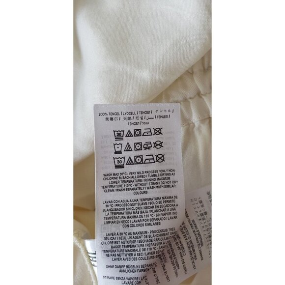 NWT GUESS ELLIS LONG SLEEVE WHITE SHIRT STYLE DRESS LARGE - Picture 10 of 14